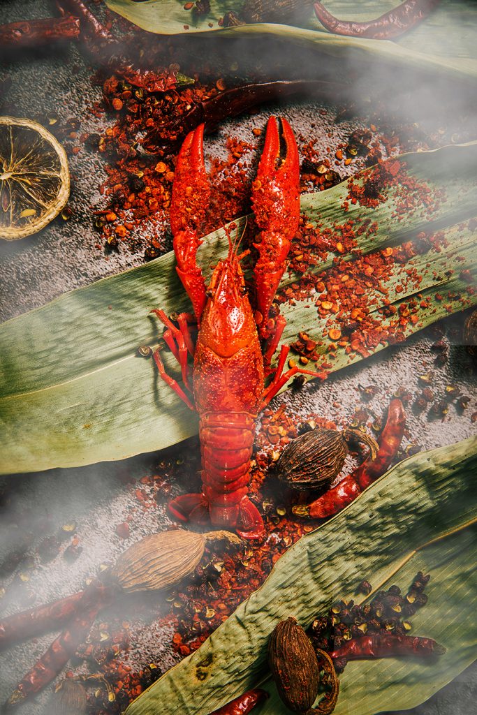 龙虾美食摄影